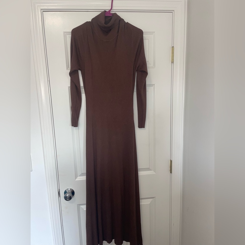 Brown maxi dress